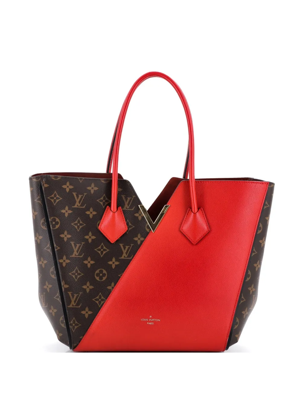 Louis Vuitton Pre-Owned Kimono Handbag Monogram Canvas and Leather MM tote bag - Braun