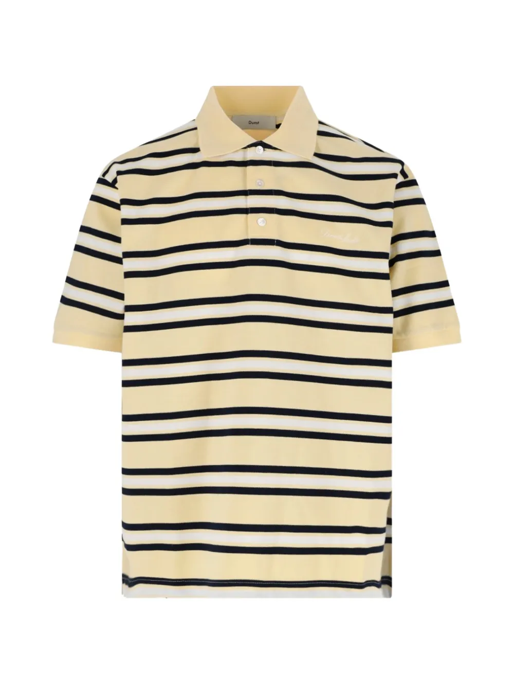 DUNST striped polo shirt - Giallo
