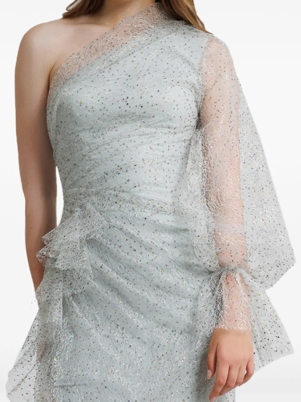 Gemy Maalouf Asymmetrische jurk Blauw