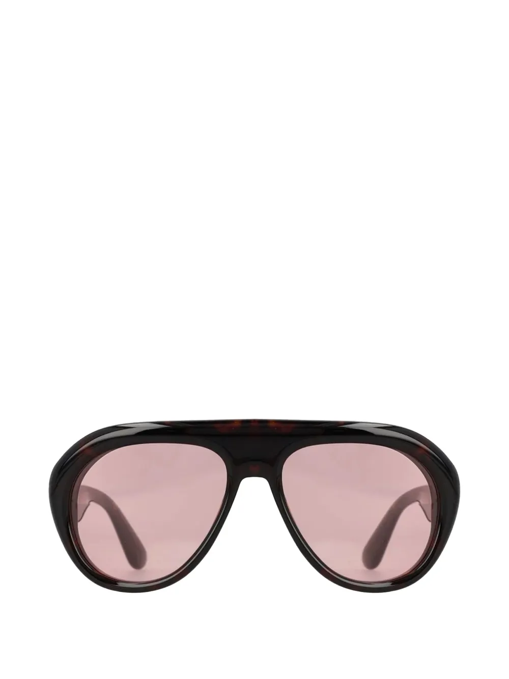 ROTATE BIRGER CHRISTENSEN tortoiseshell-effect pilot sunglasses - Marrone