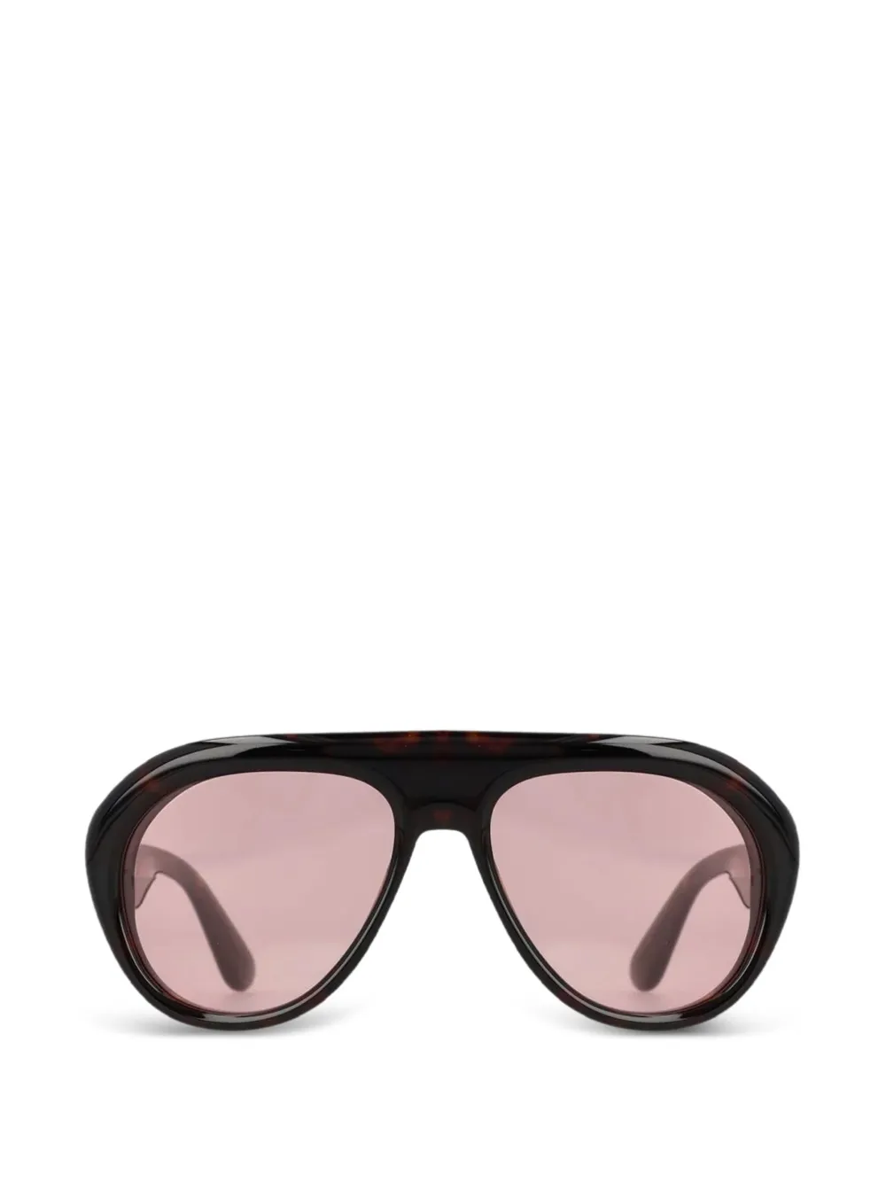 ROTATE BIRGER CHRISTENSEN tortoiseshell-effect pilot sunglasses - Marrone