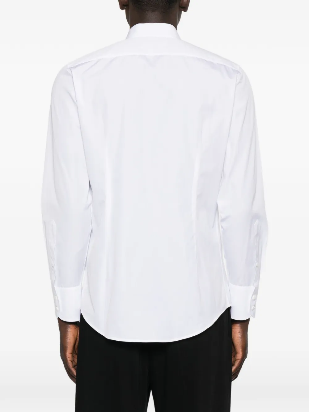 DSQUARED2 Getailleerd overhemd met speld Wit