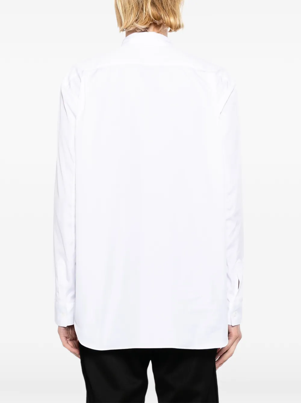 Comme Des Garçons Shirt Overhemd met gingham-print en patchwork Wit