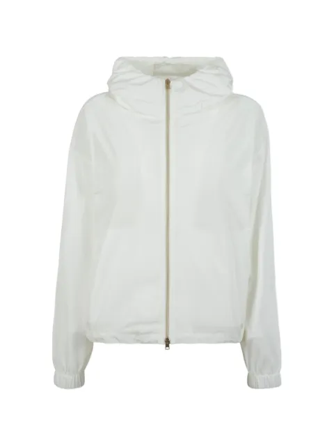 Herno hooded zip-up jacket