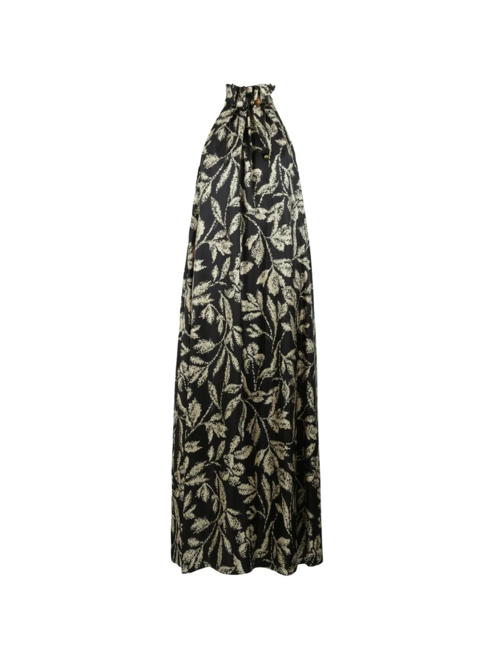 Max Mara Abito da sera con scollo all'americana - Nero
