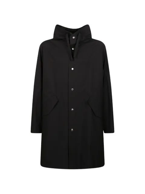 Jil Sander logo-print hooded parka