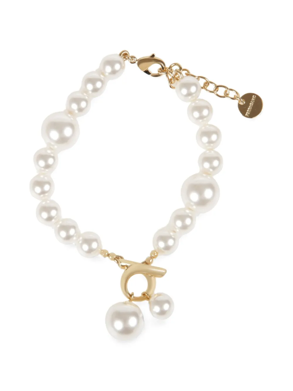 Ferragamo faux-pearl bracelet - Gold