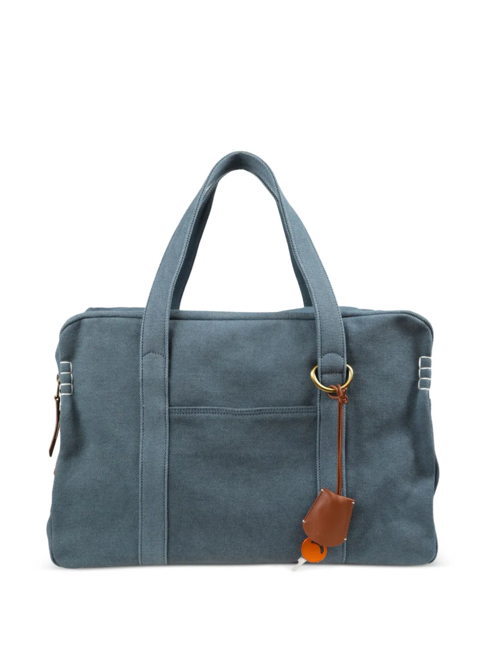 Jw Anderson Weekender Canvas Tote Bag In Blue
