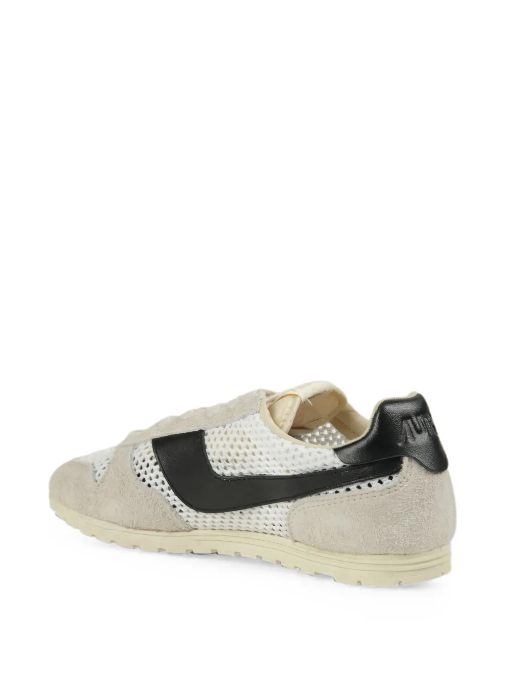 Autry Windspin Low knitted suede sneakers Wit