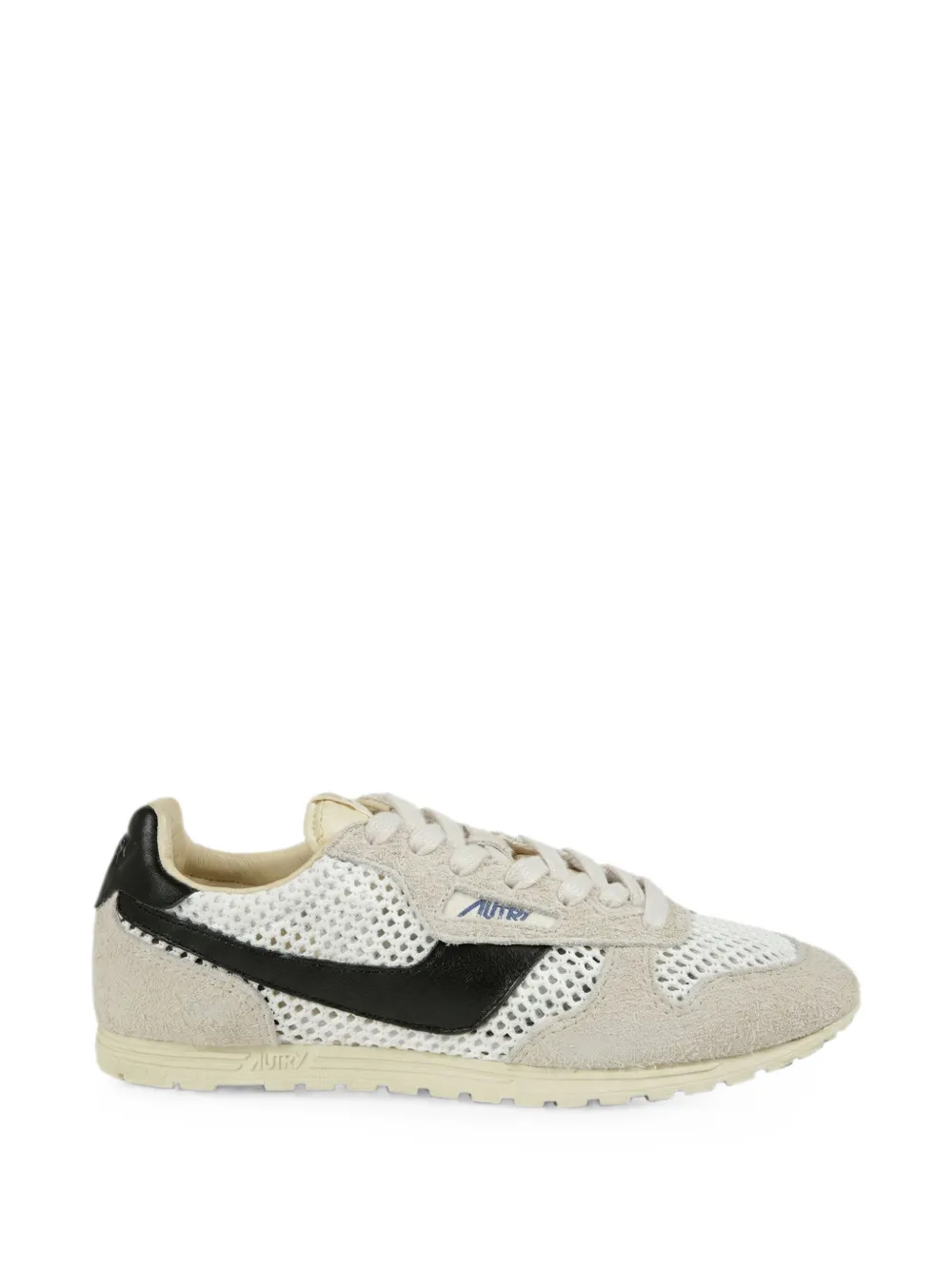 Autry Windspin Low knitted suede sneakers Wit