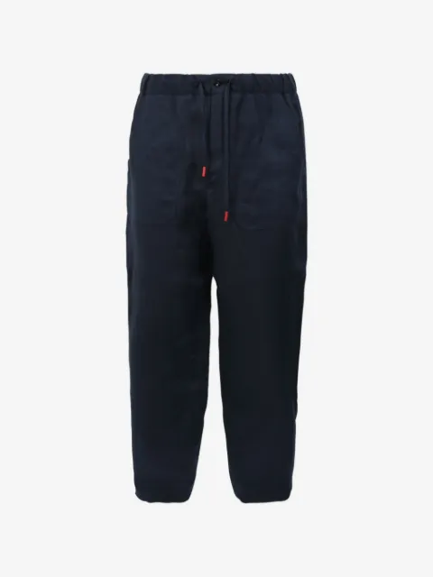 Kiton pantalones con cordones en la pretina
