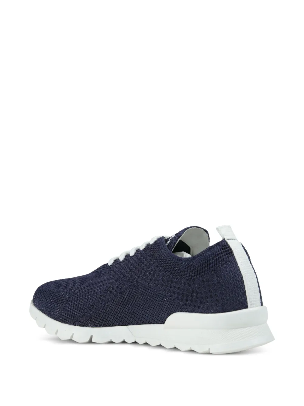Kiton Fits gebreide sneakers Blauw