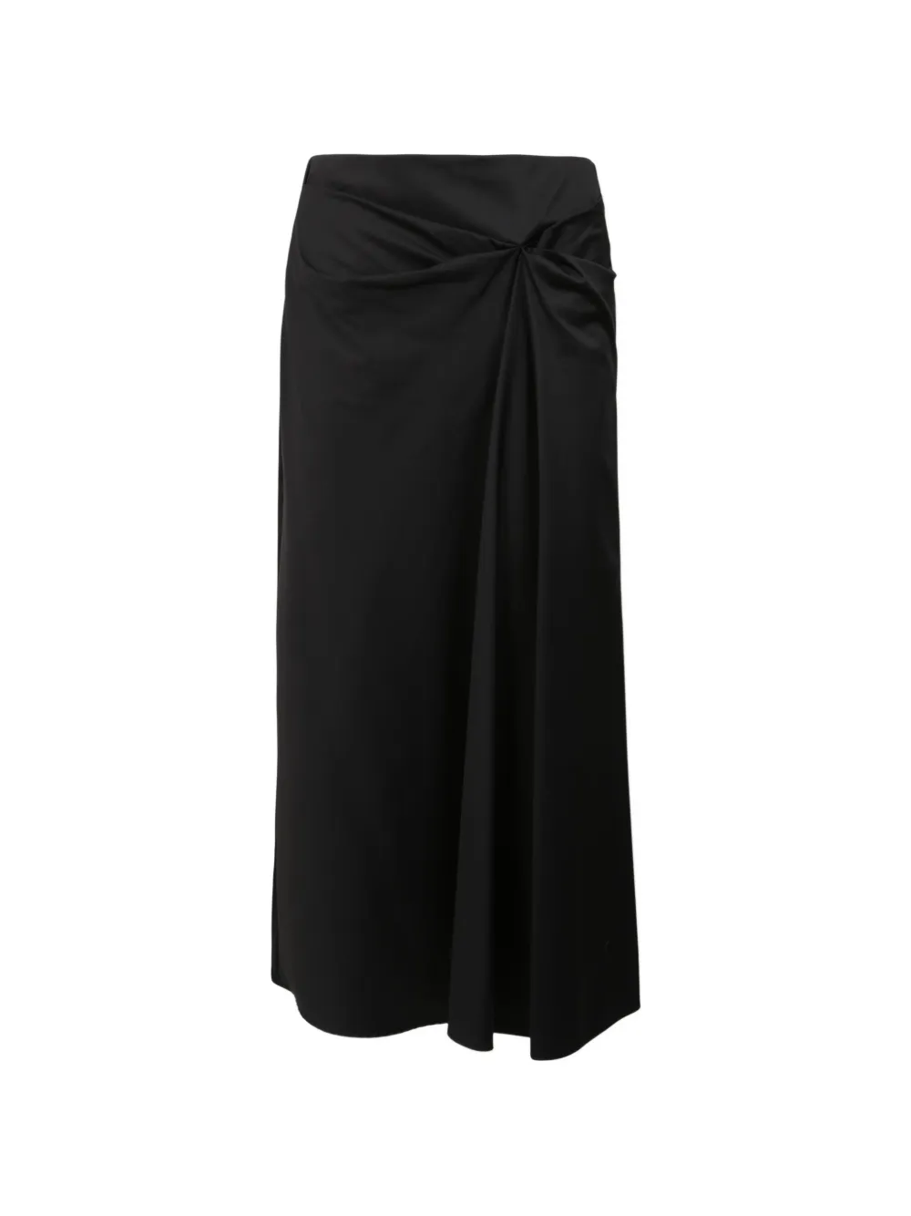 Max Mara Gonna midi con nodo - Nero