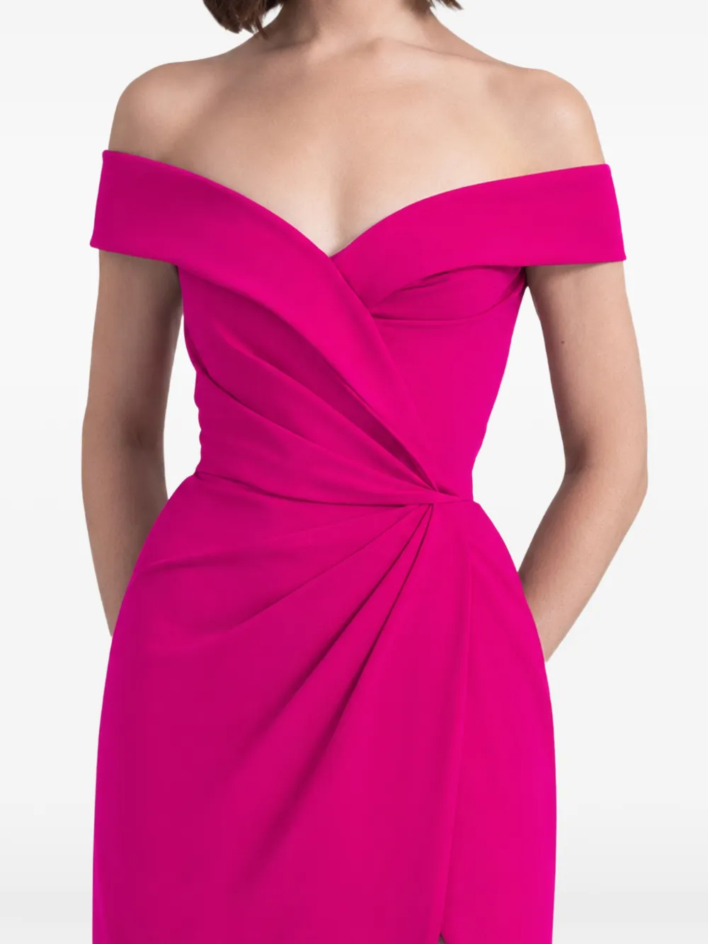 Gemy Maalouf Off-shoulder jurk Roze