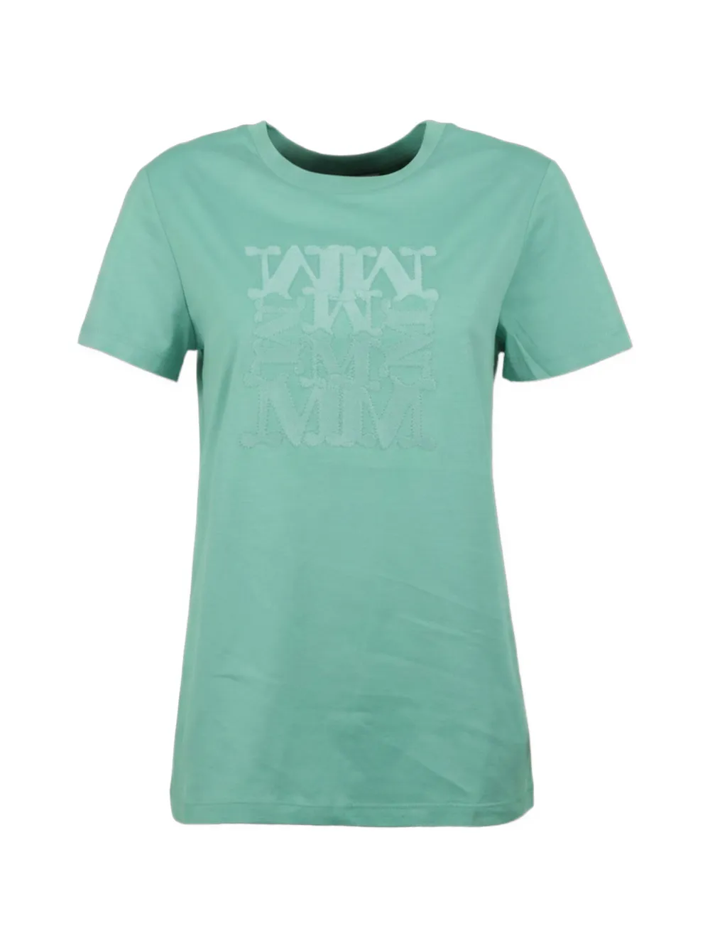 Max Mara T-shirt Giovane con logo - Verde