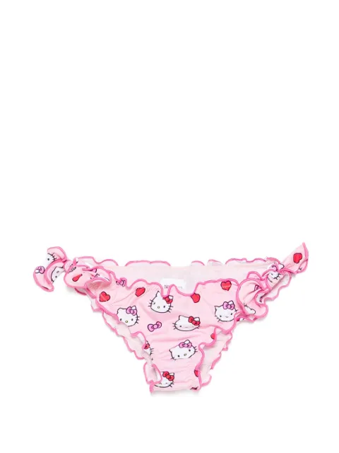 MC2 Saint Barth Kids smocked-waist swimsuit