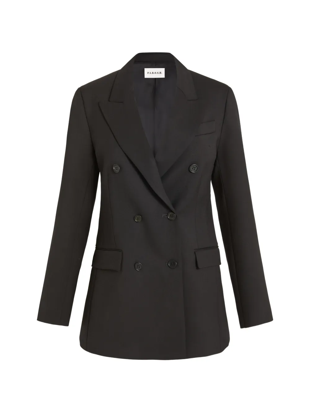 P.A.R.O.S.H. Doppelreihiger Blazer - Schwarz