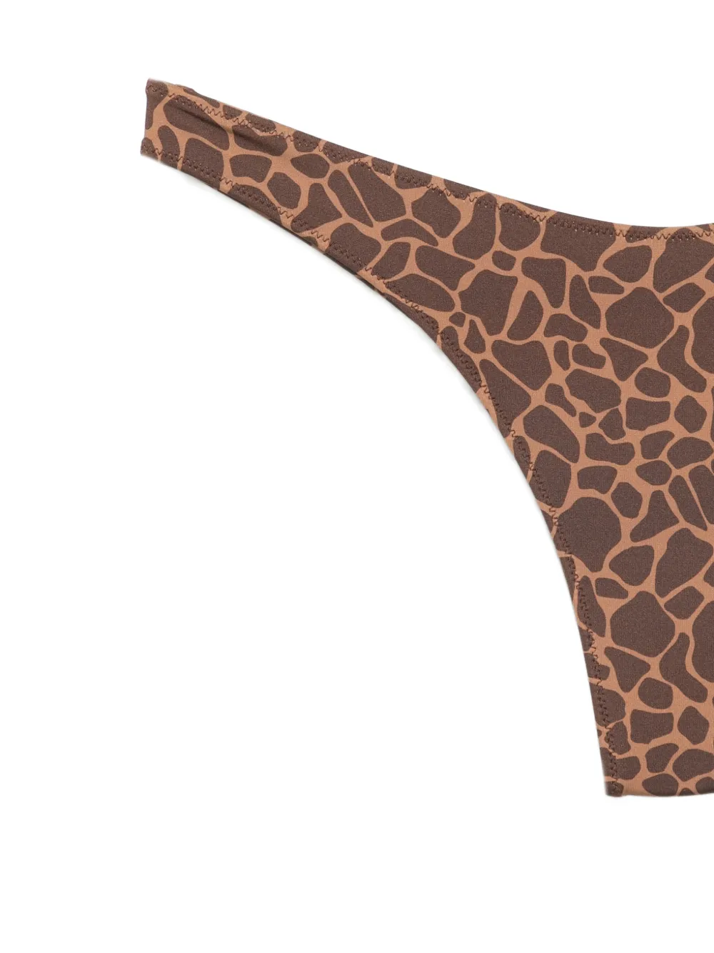 MC2 Saint Barth Hesni bikini met dierenprint Bruin