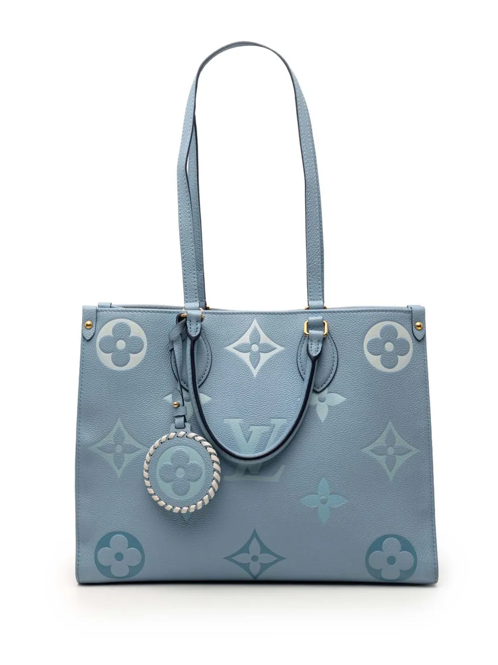 Louis Vuitton Pre-Owned Borsa a tracolla Monogram Empreinte Giant By The Pool Onthego MM anni '21-'26 - Blu