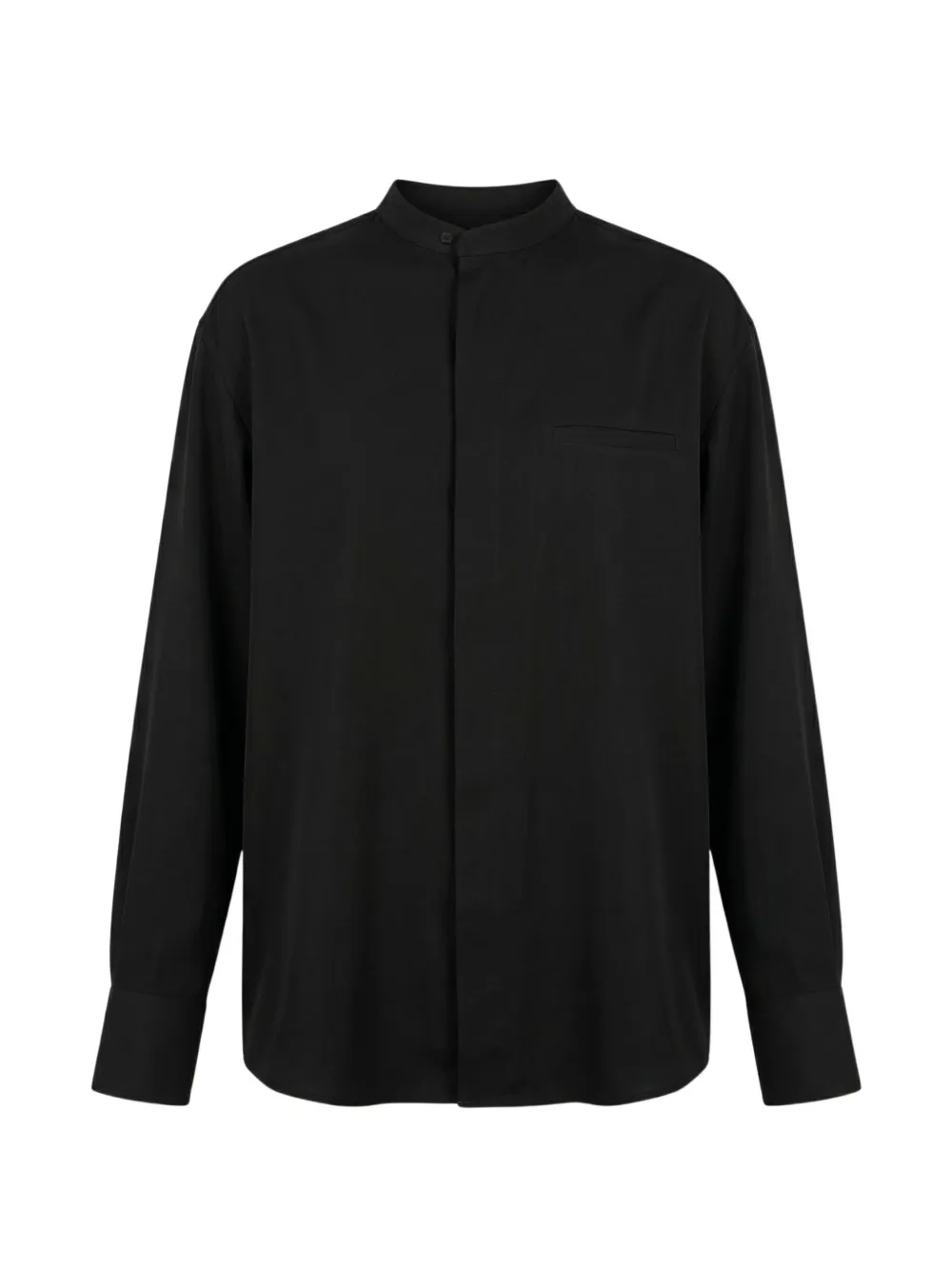 ENTIRE STUDIOS Camicia Mao con pinces - Nero