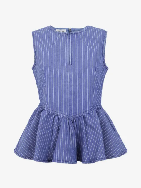 Baum Und Pferdgarten Merja pinstriped peplum blouse