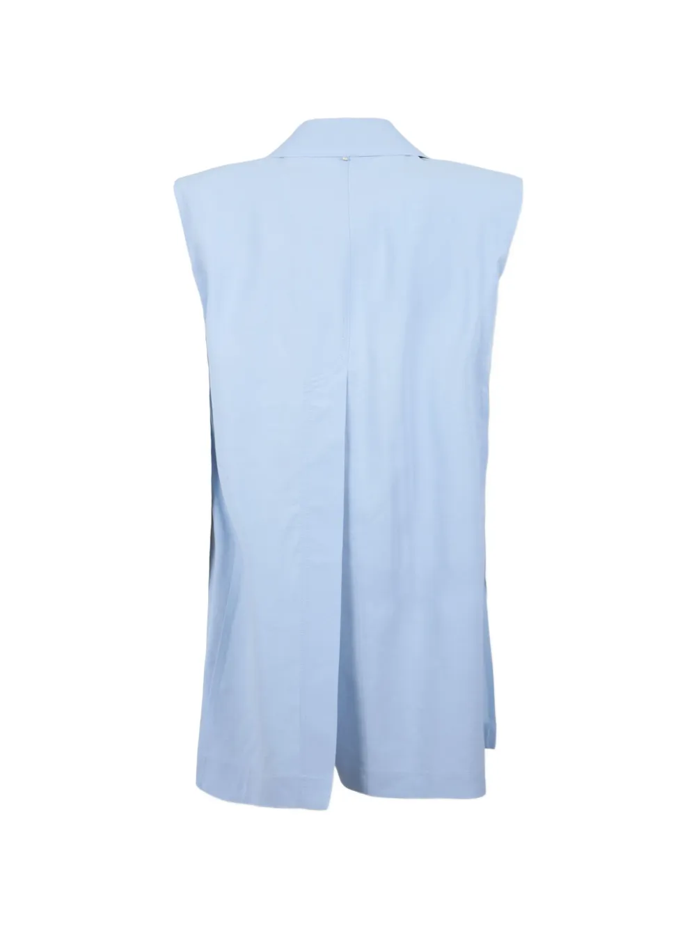 Sportmax Bodywarmer met gekerfde revers Blauw