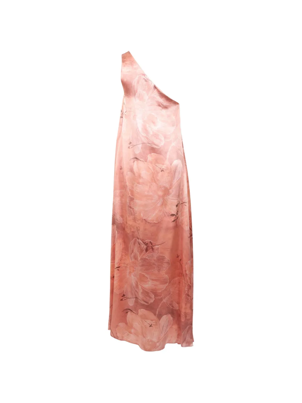 Kiton Maxi-jurk met bloemenprint Roze