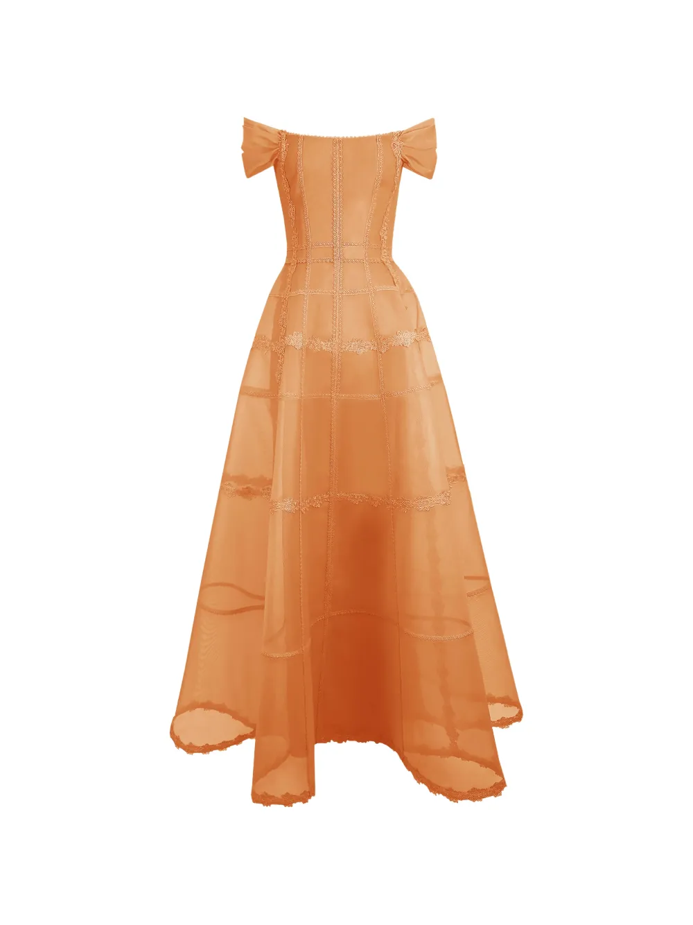 Gemy Maalouf Abito con spalle scoperte - Arancione