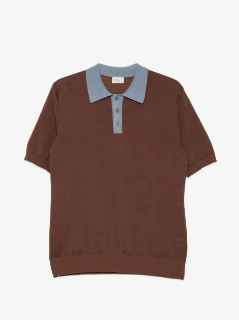 gallia buttoned short-sleeve polo shirt