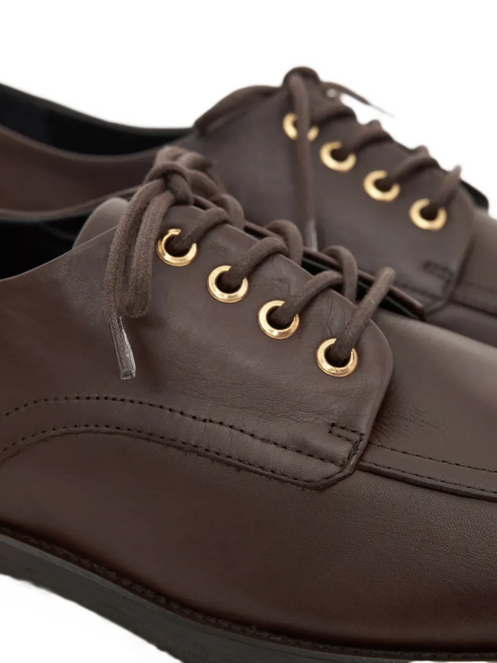 Paracia Old Buster leather derby shoes Bruin