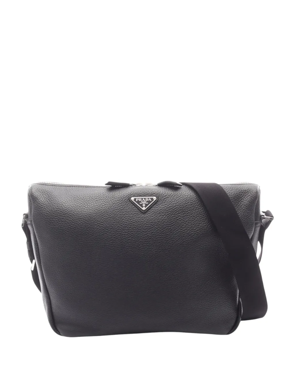 Prada Pre-Owned 2013-2026 Vitello Daino crossbody bag - Black