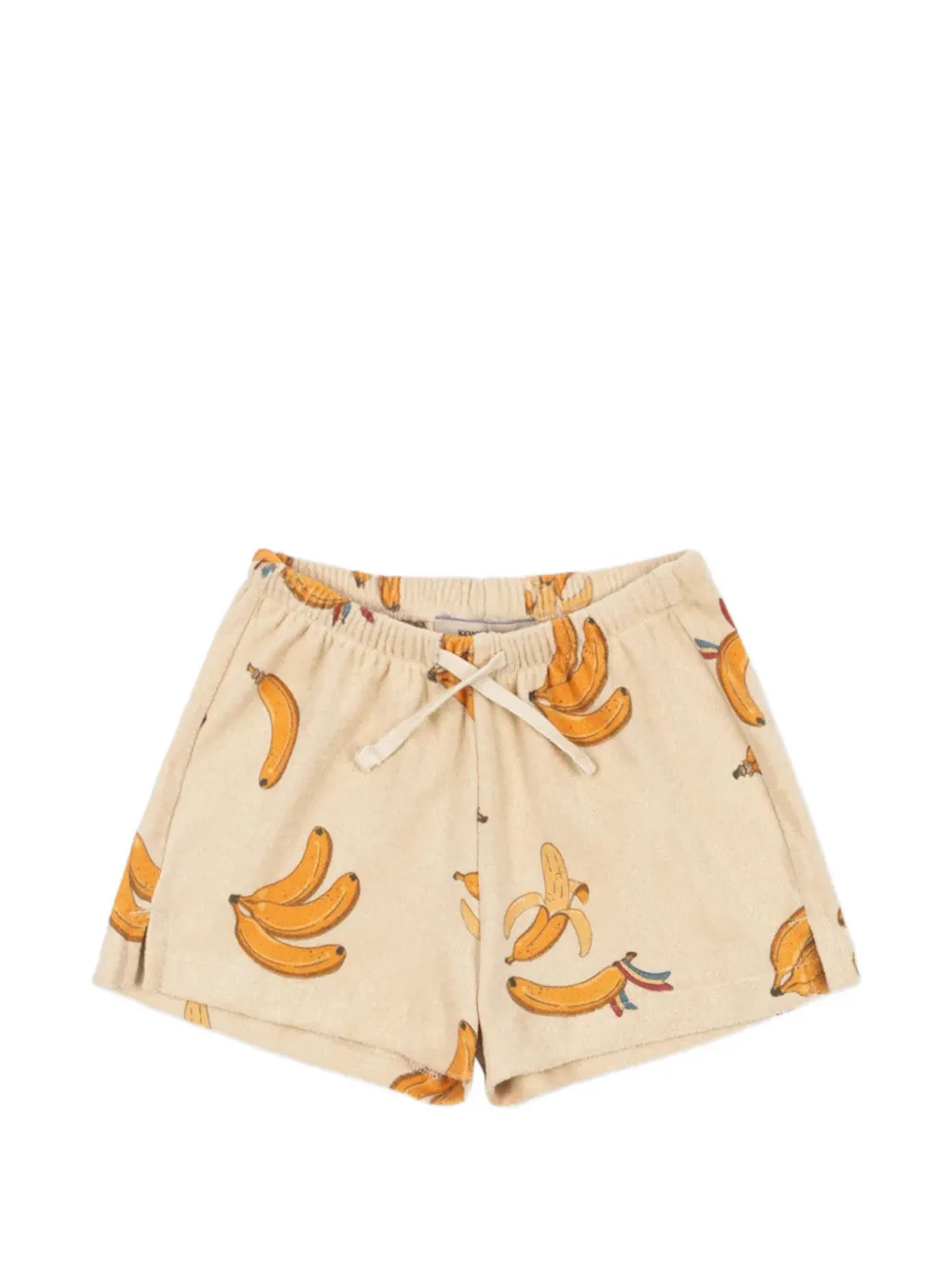 Konges Sløjd Itty banana-print shorts - Toni neutri