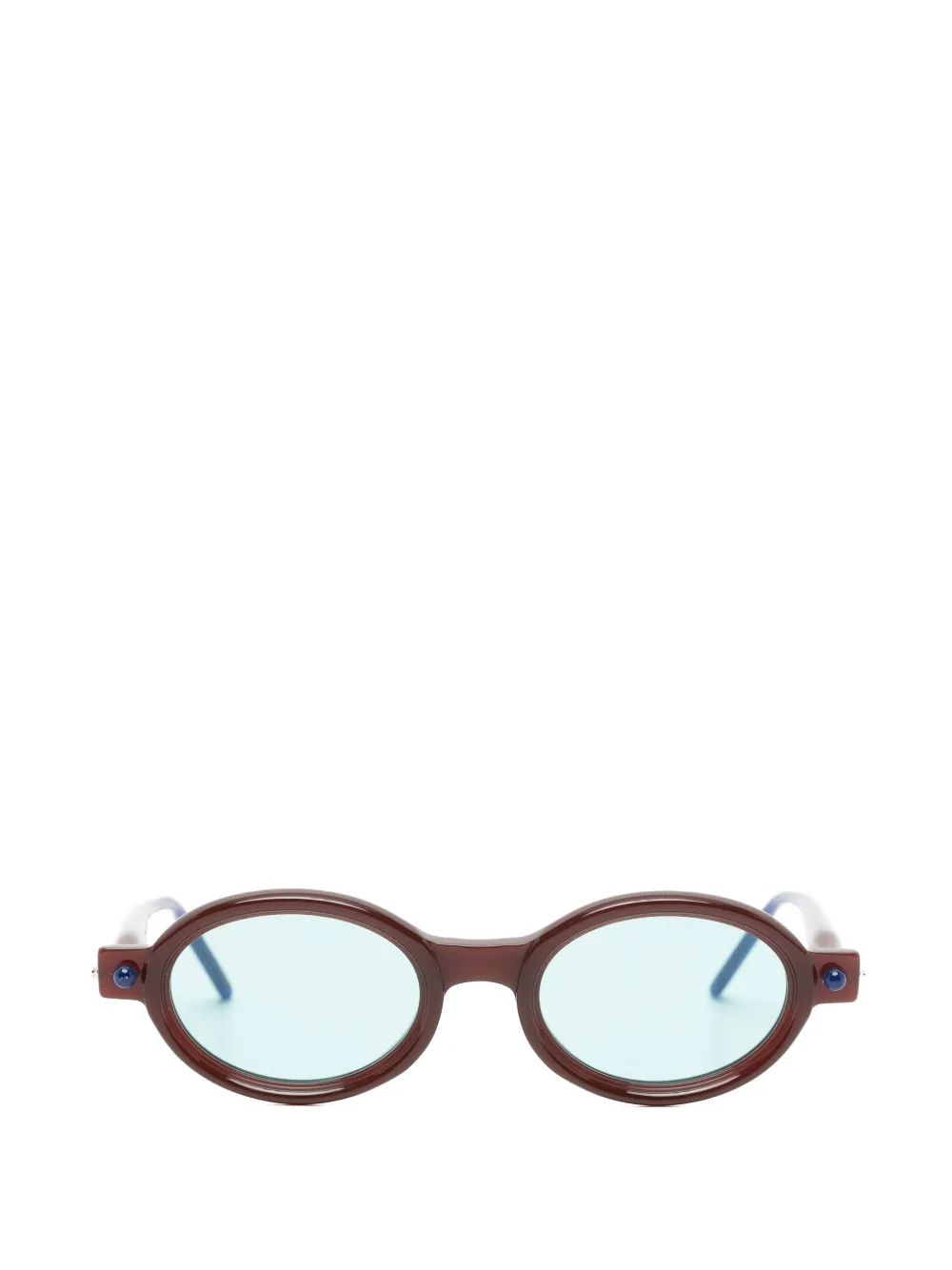 Kuboraum P6 round-frame sunglasses - Rosso