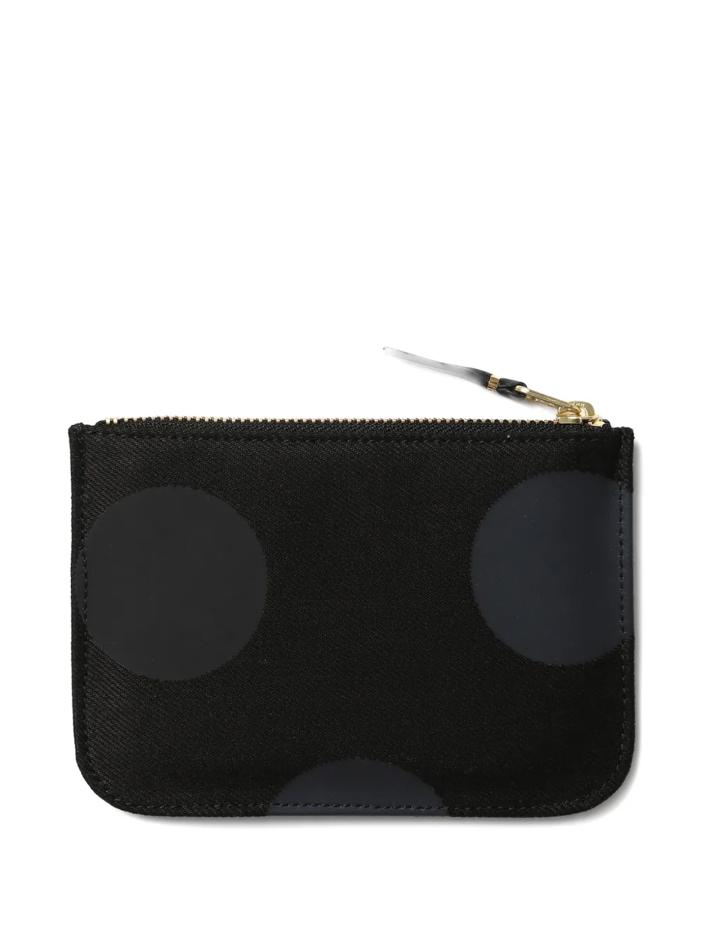 Comme Des Garçons Wallet Portemonnee met stippen Zwart