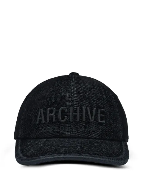 Juun.J Archive logo刺绣弧形帽檐棒球帽