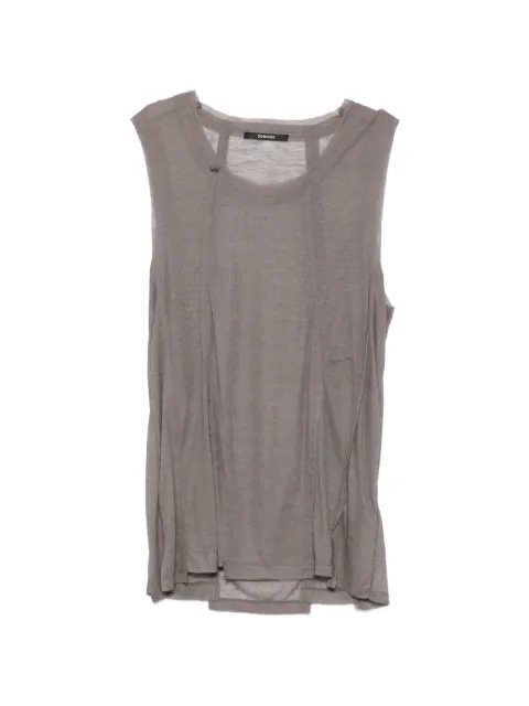 SONGZIO panelled sleeveless T-shirt