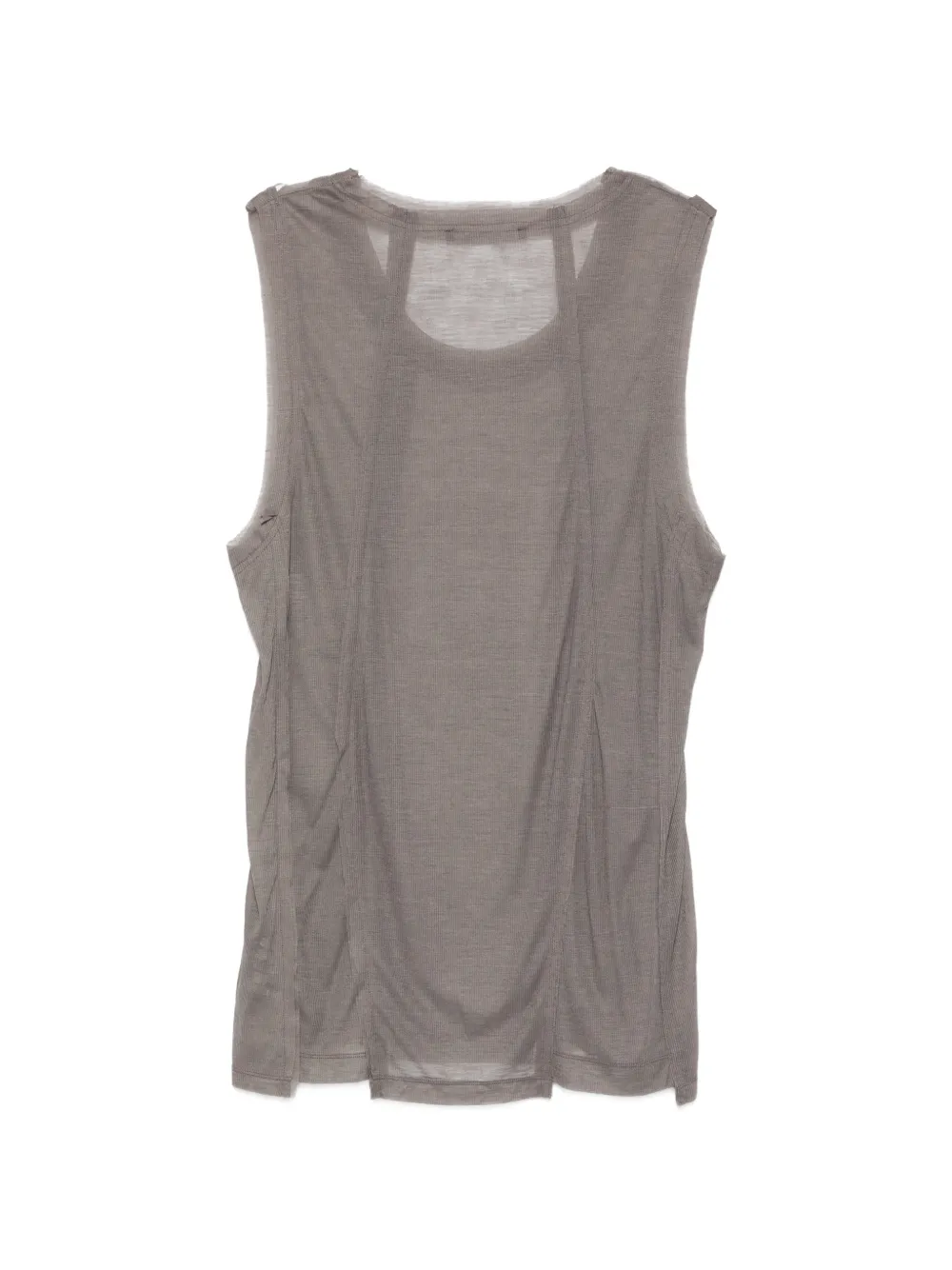 SONGZIO Mouwloos T-shirt met vlakken Grijs