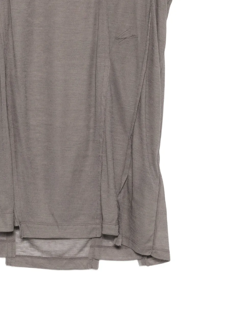 SONGZIO Mouwloos T-shirt met vlakken Grijs