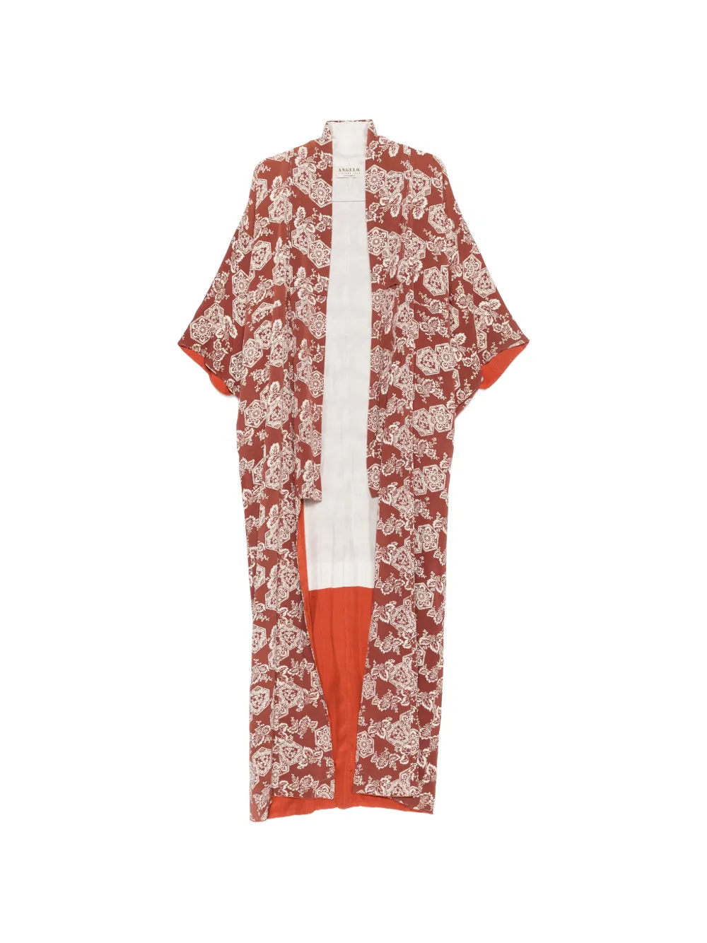 A.N.G.E.L.O. Vintage Cult 1990s floral-print kimono - Marrone