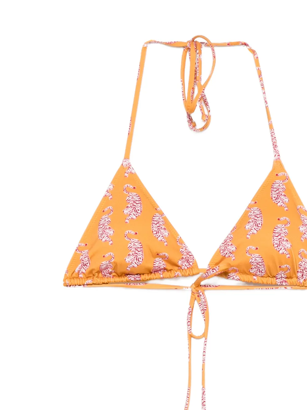 MC2 Saint Barth Bikinislip met tijgerprint Oranje