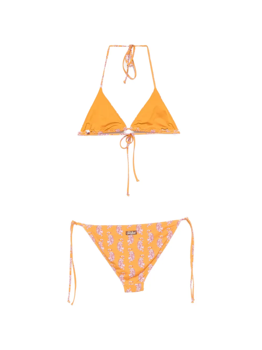 MC2 Saint Barth Bikinislip met tijgerprint Oranje
