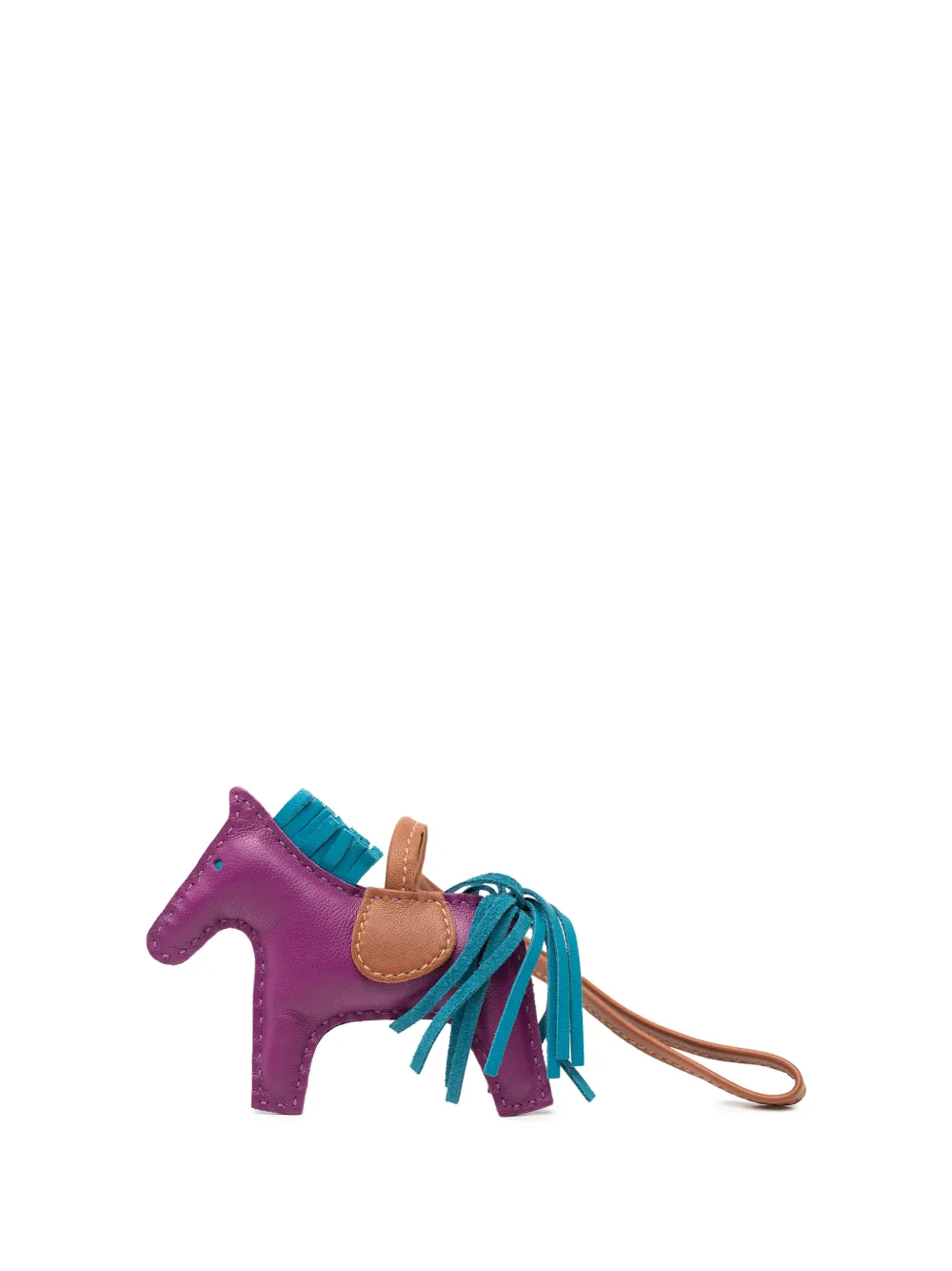 Hermès Pre-Owned 2010-2025 Milo GriGri Rodeo PM Taschenanhänger mit Schlüsselanhänger - Violett