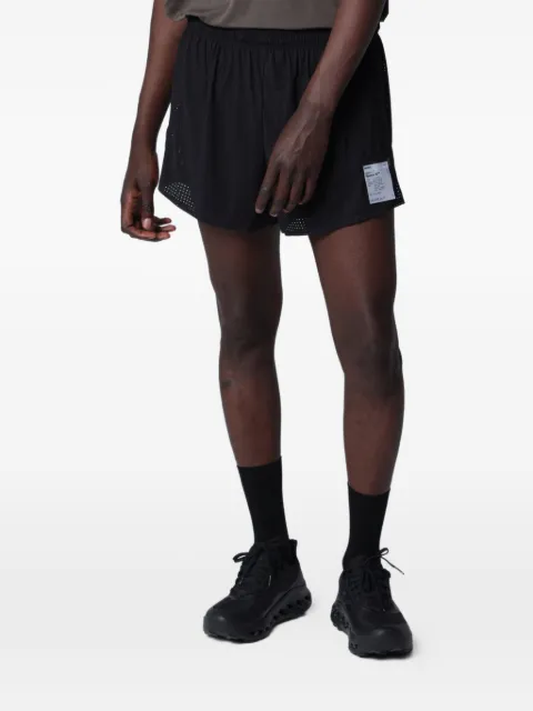 Satisfy Space-O perforated shorts