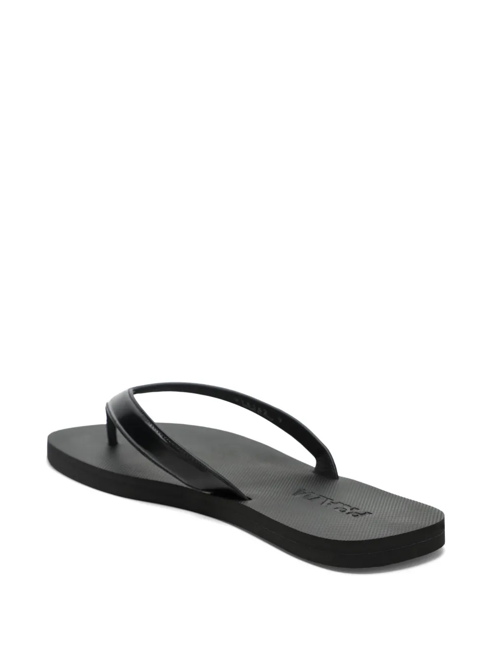 Prada logo-detail sandals Zwart