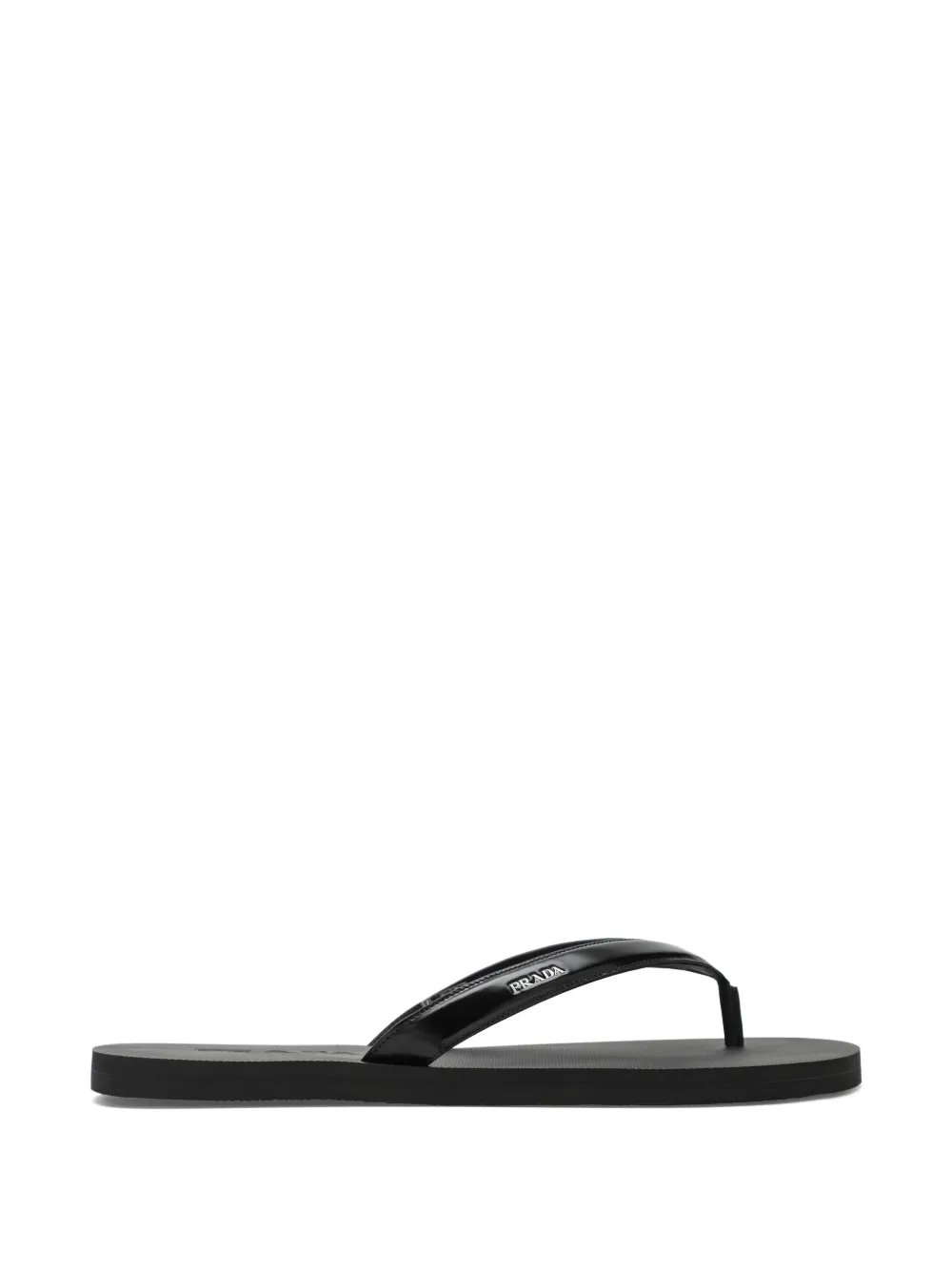 Prada logo-detail sandals - Nero