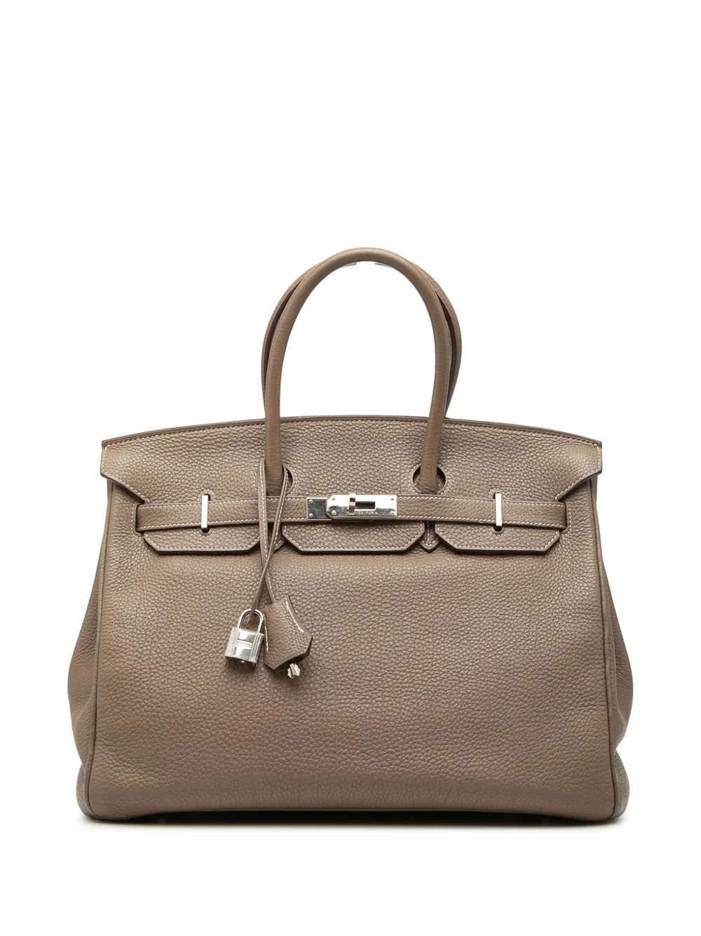 Hermès Pre-Owned 2010 Togo Birkin Retourne 35 handbag - Brown