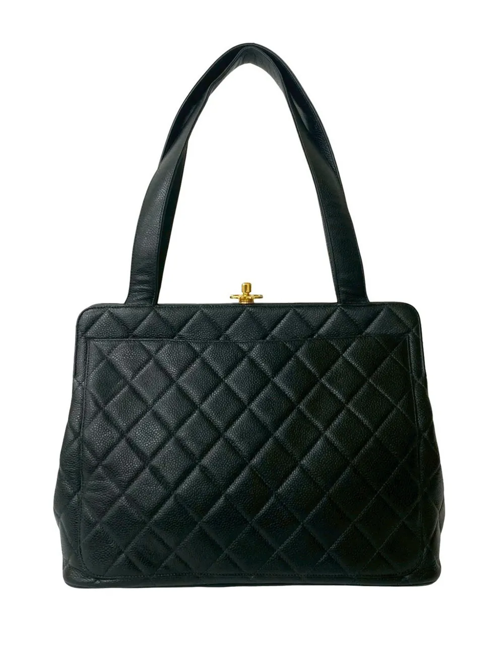 CHANEL Pre-Owned 1996-1997 Quilted Caviar Frame shoulder bag - Nero