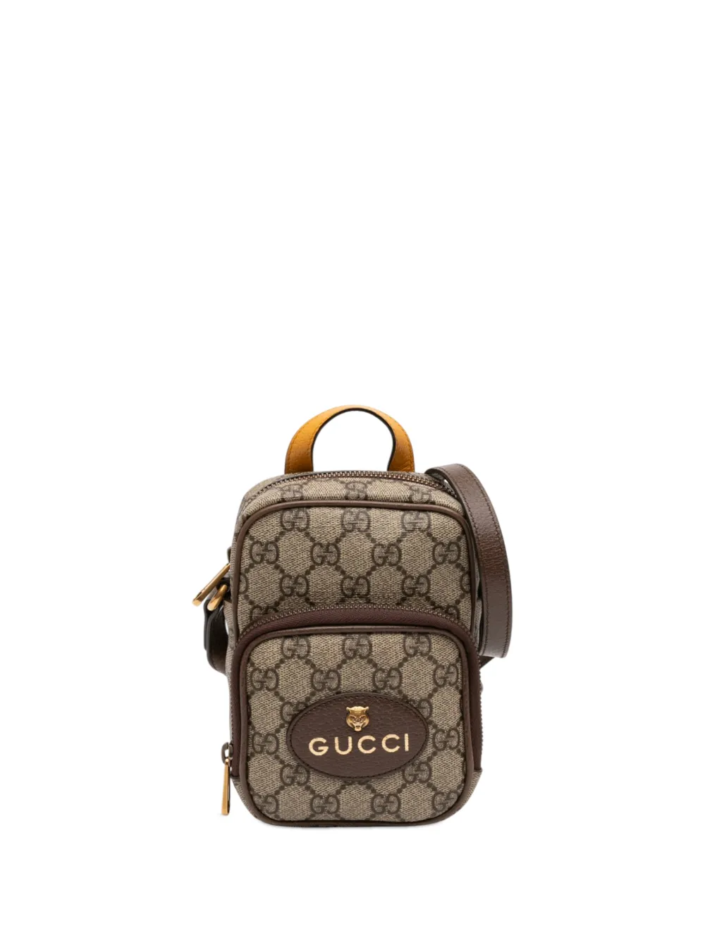 Gucci Pre-Owned 2016-2026 Mini GG Supreme Neo Vintage satchel - Toni neutri