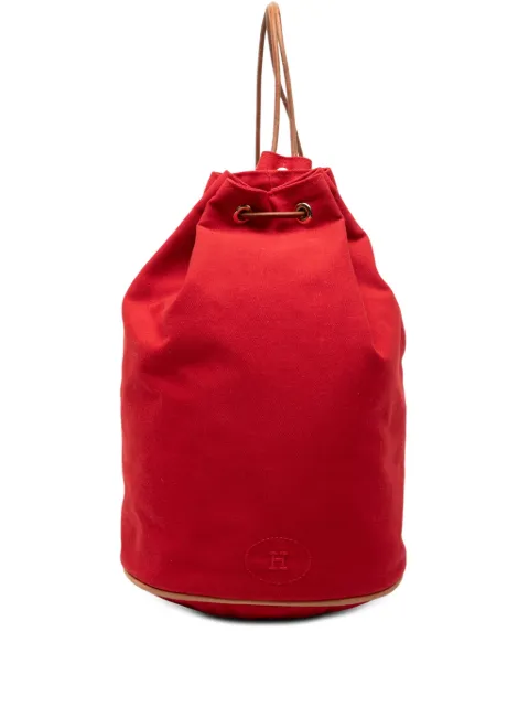 Hermès Pre-Owned 20th Century Toile Polochon Mimile backpack