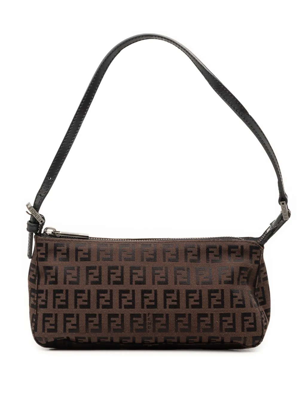 Fendi Pre-Owned 2000-2010 Zucchino Canvas Pochette shoulder bag - Marrone